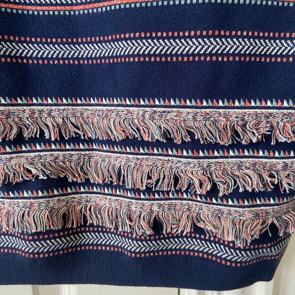 Cupcakes & Cashmere Dress Women's Medium Blue Pink NWOT Sonata Sweater Dress - Picture 5 of 13